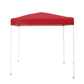 4' x 6' Instant Canopy Outdoor Shade Shelter;  Brilliant Red; Assembled Dimensions :4 ft. x 6 ft. x 85 in. - 4' x 6'