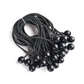 9 25PCS Set Ball Bungee/Black - black