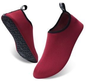 Adult Barefoot Socks Diving Water Swimming Socks Light Water Shoes Beach Shoes Non-slip Swimming Beach Socks Snorkeling Shoes (Color: Fine lines1, Shoe Size: 38-39)